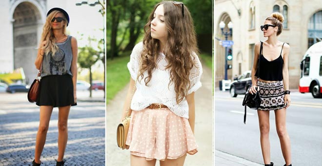 Dicas para arrasar com sainhas curtas.