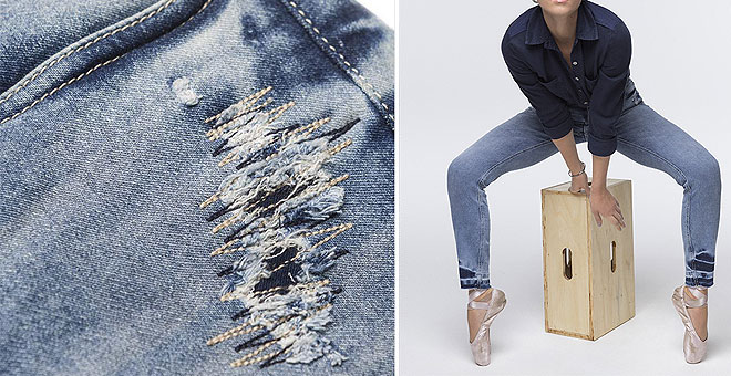 Scalon: Linha The Ballet Denim