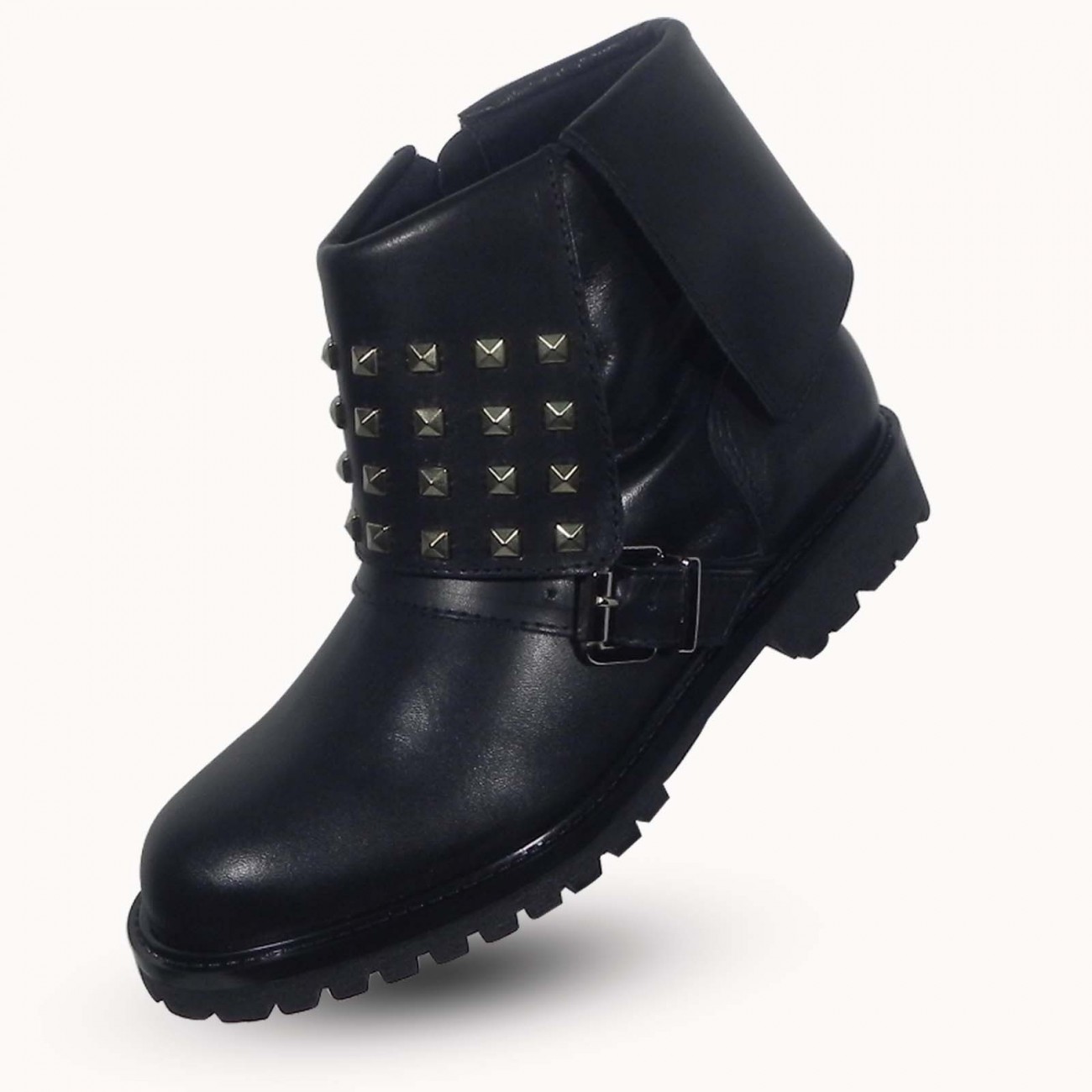 coturno feminino fivela