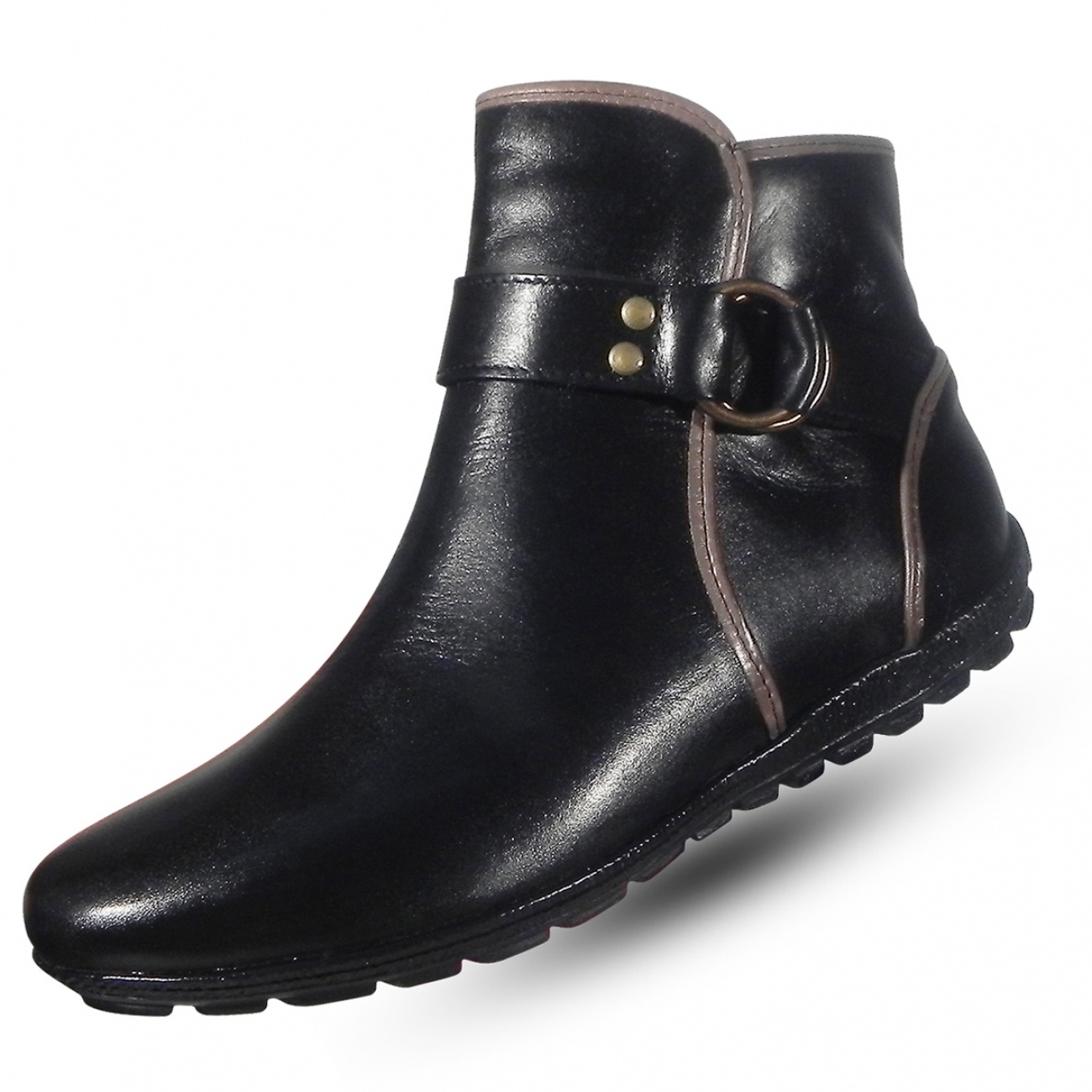 Bota rasteira hot sale preta