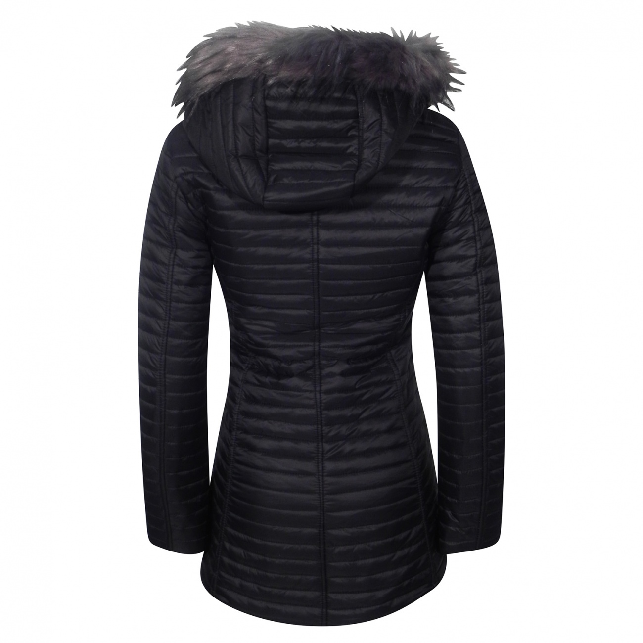 casaco puffer feminino preto