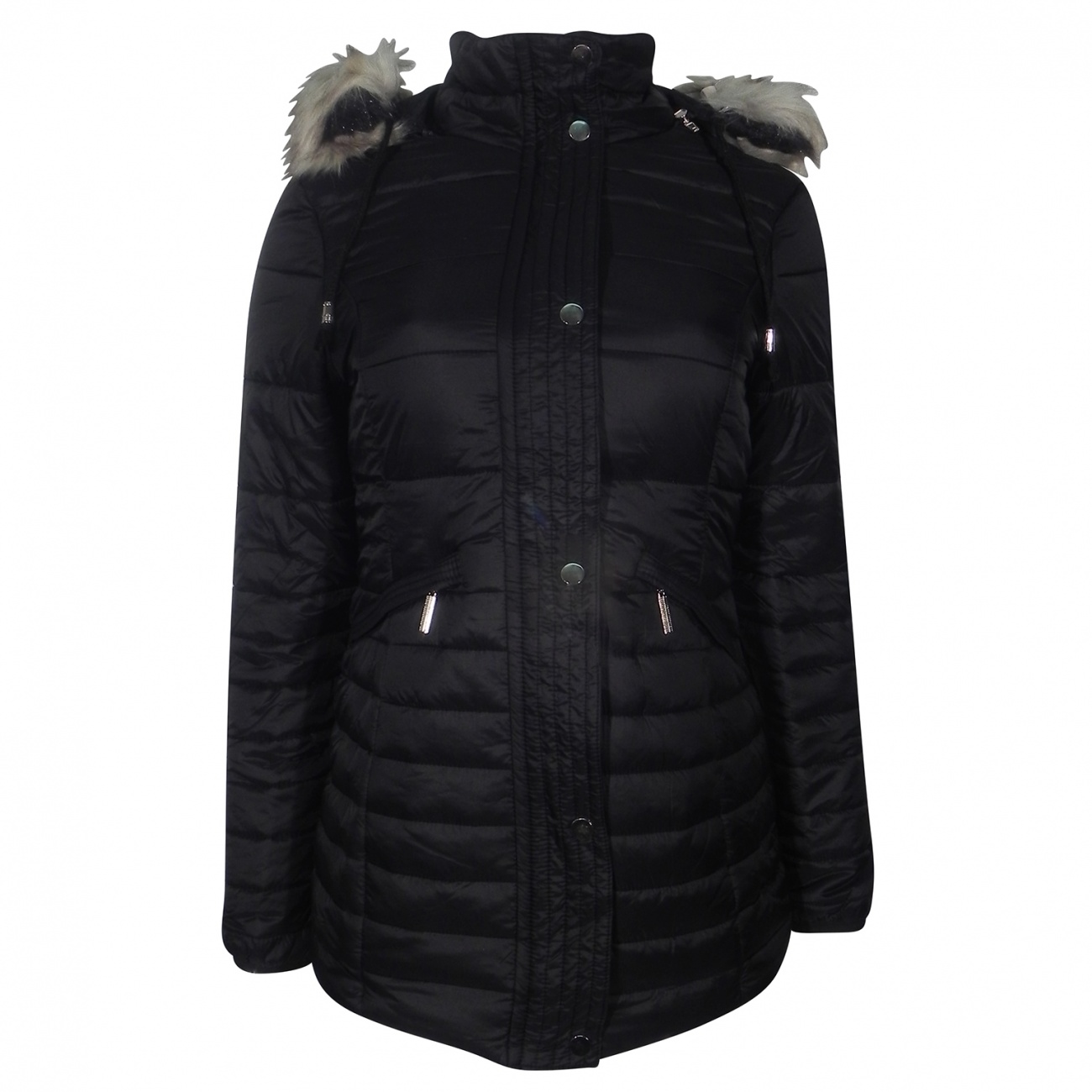 jaqueta feminina puffer alongada