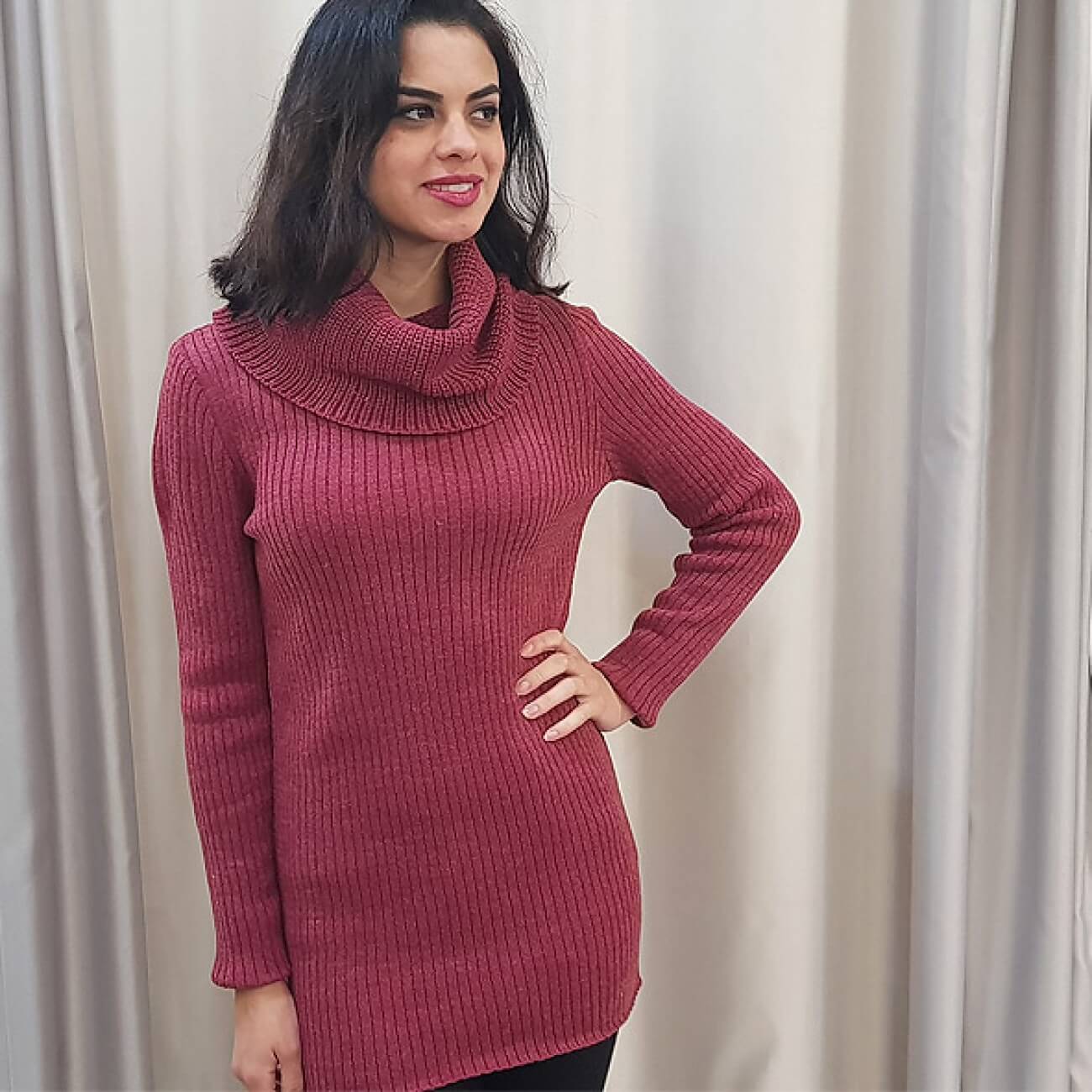 blusa maxi gola