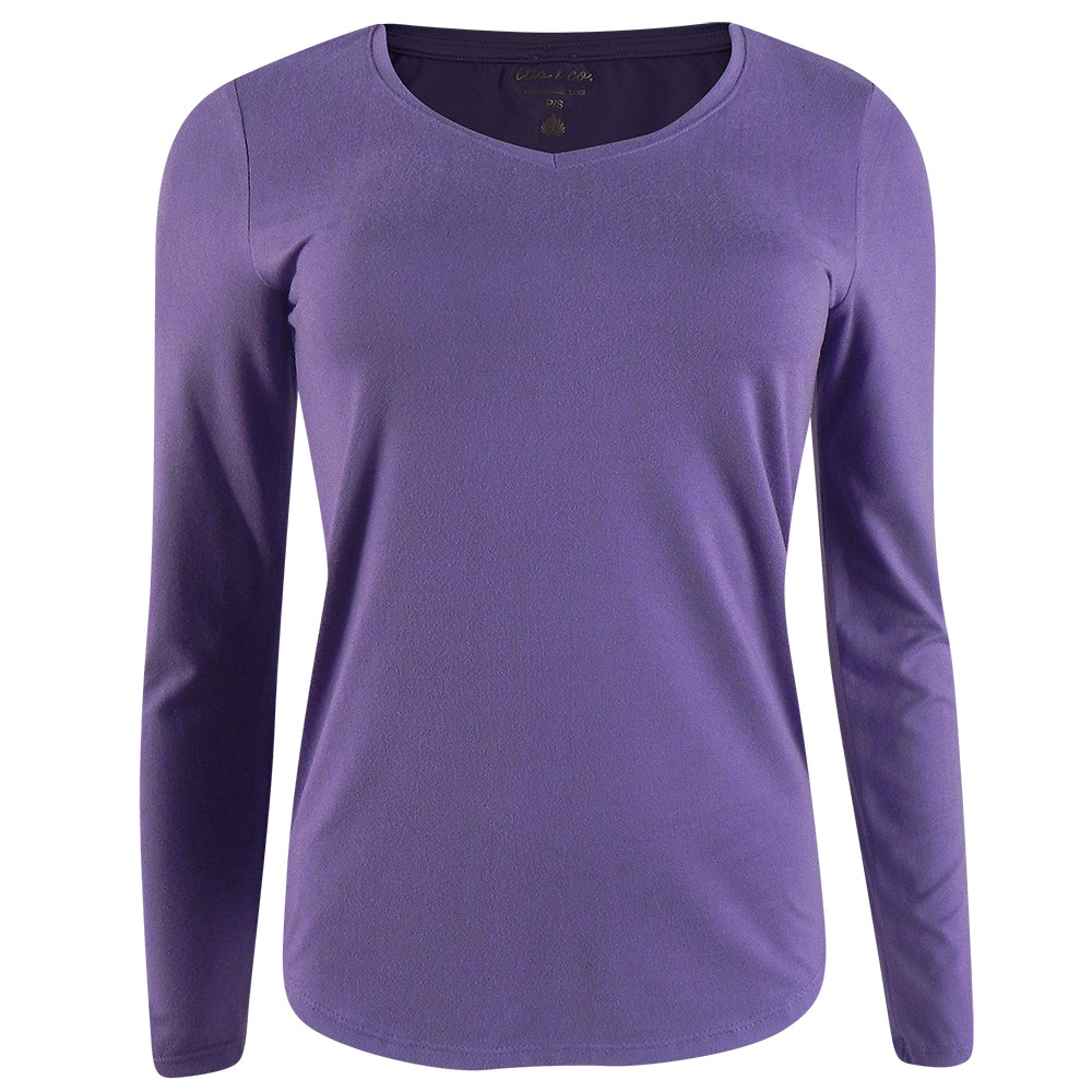 blusa cor lavanda