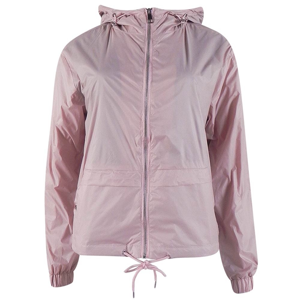 jaqueta corta vento rosa