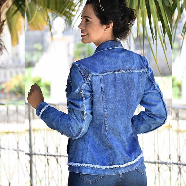 jaqueta jeans cambos