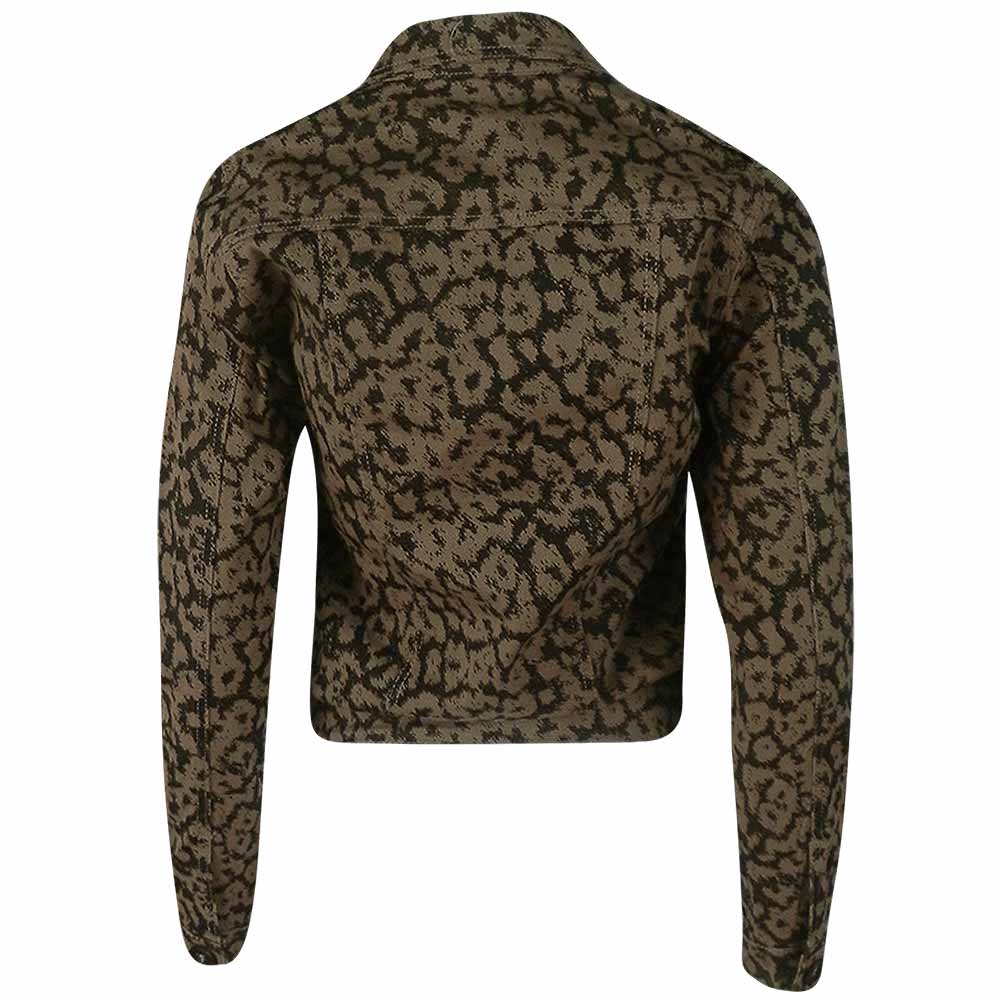jaqueta sarja animal print