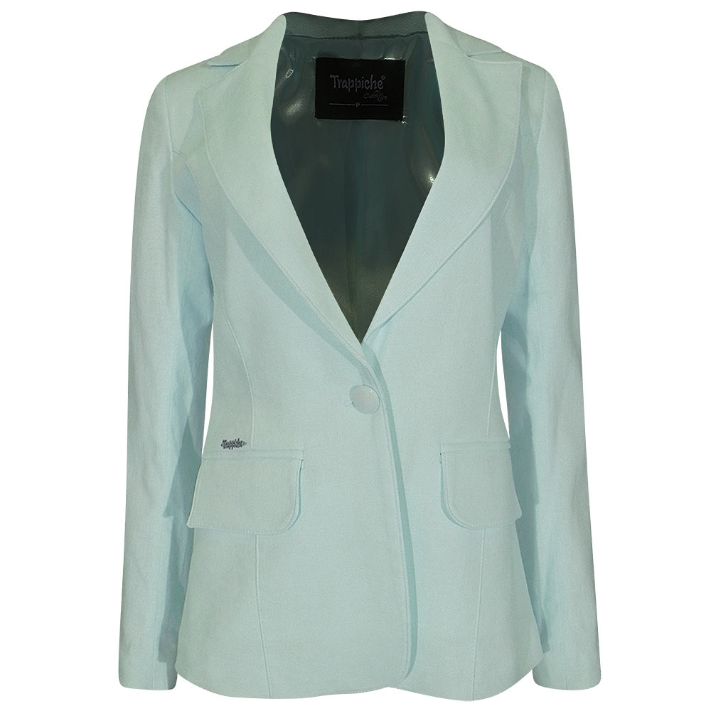 Blazer em Linho Trappiche Cor Menta