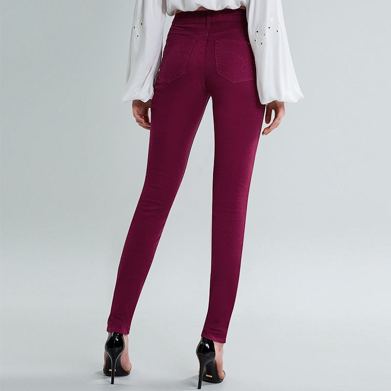 Cal a Jeans Skinny Bali Lez a Lez Bordo
