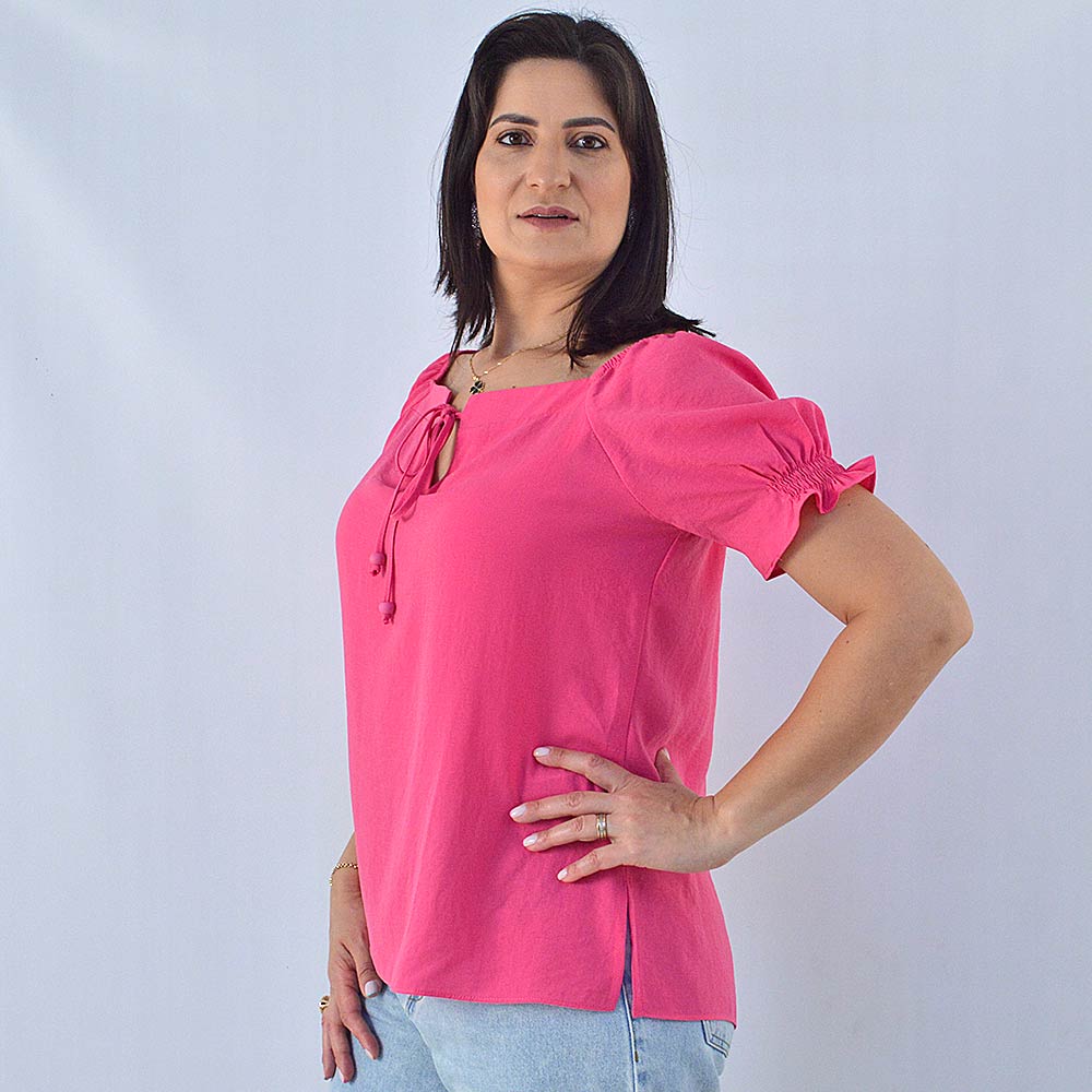 Blusa Com Amarrao no Busto M. Fatorial  - Foto 2
