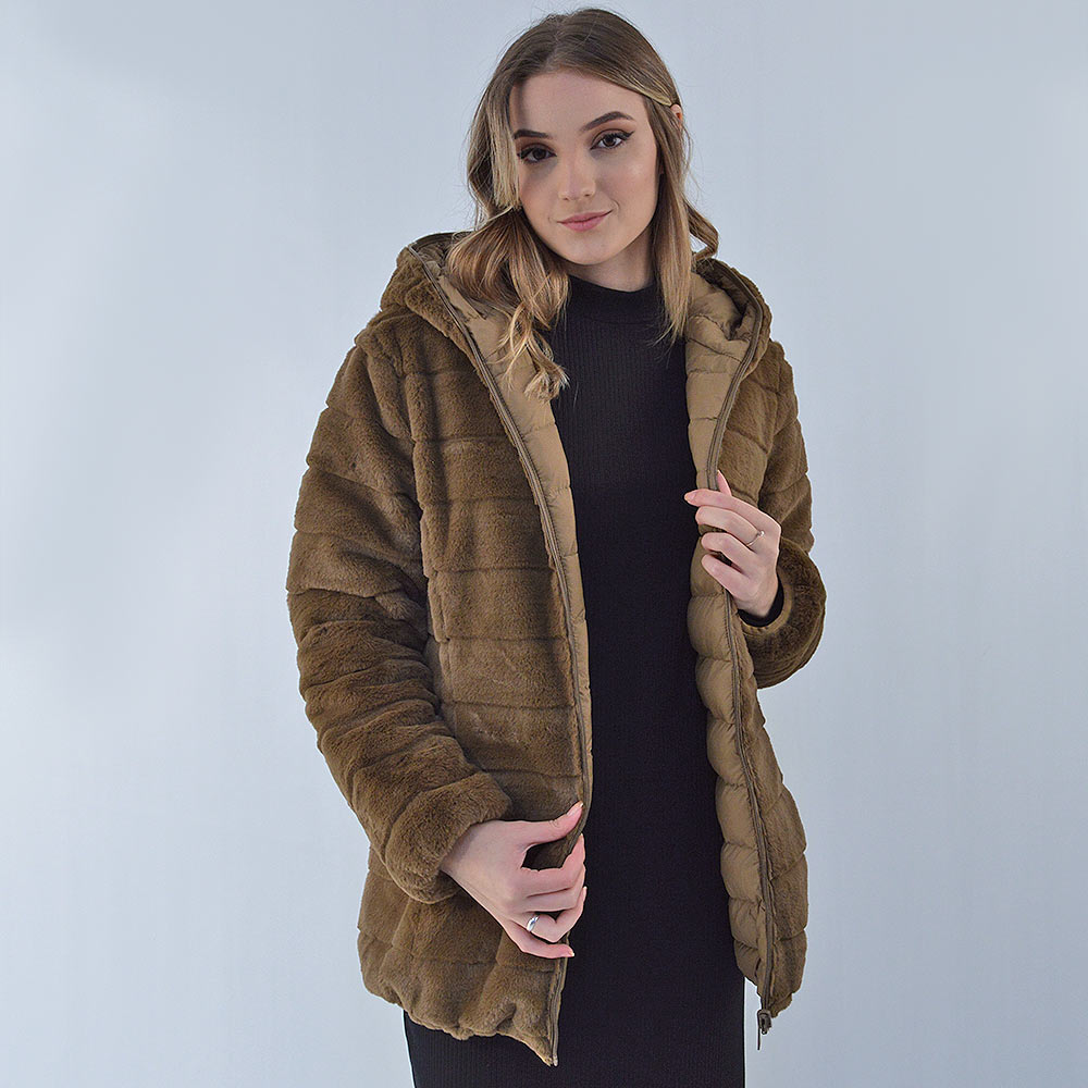 Jaqueta Estofada Revers�vel Alpelo Macchiato - Foto 4