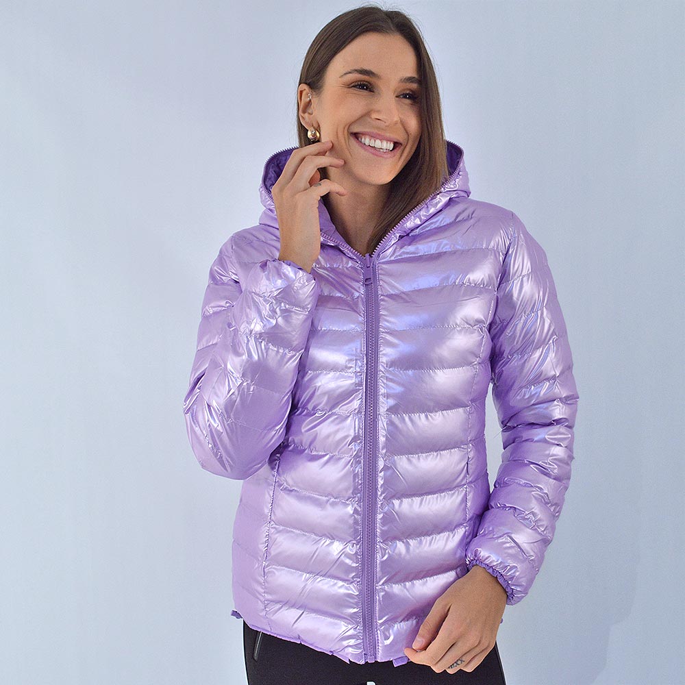 Jaqueta Estofada Reversível Alpelo Metalizada Provence - Pole Modas