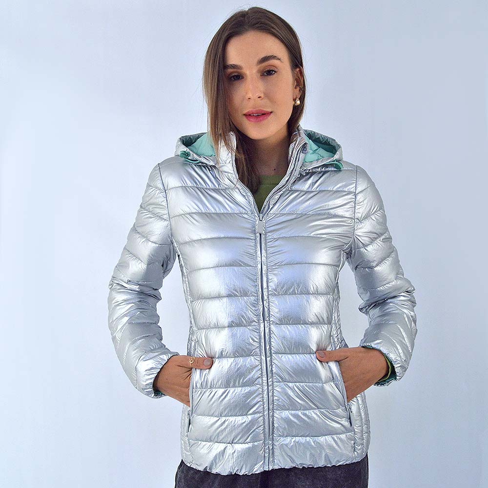 Jaqueta Prateada Estofada Alpelo - Foto 2