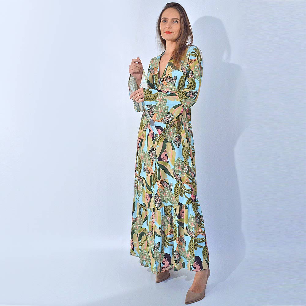Vestido Chemise Lez a Lez Floresta - Foto 1