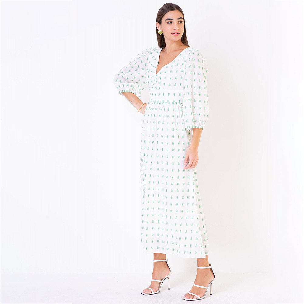 Vestido Midi Algodo Seiki - Foto 3