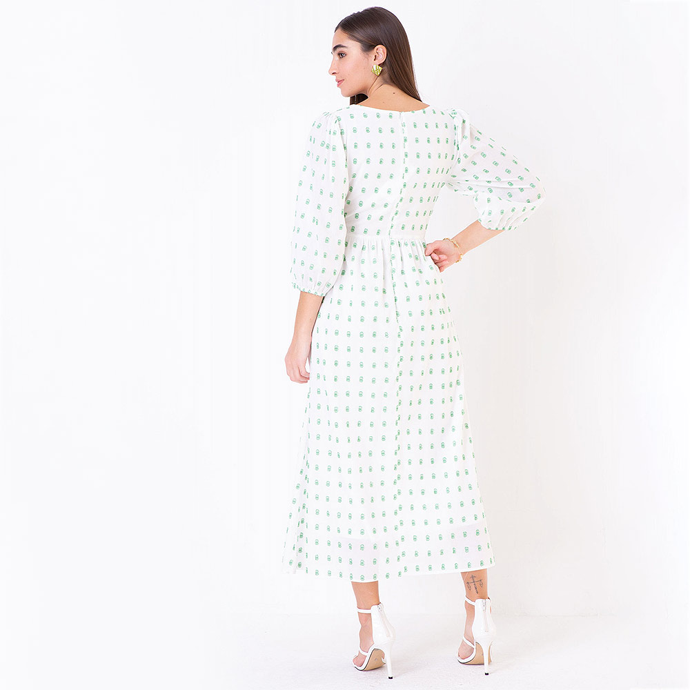 Vestido Midi Algodo Seiki - Foto 4