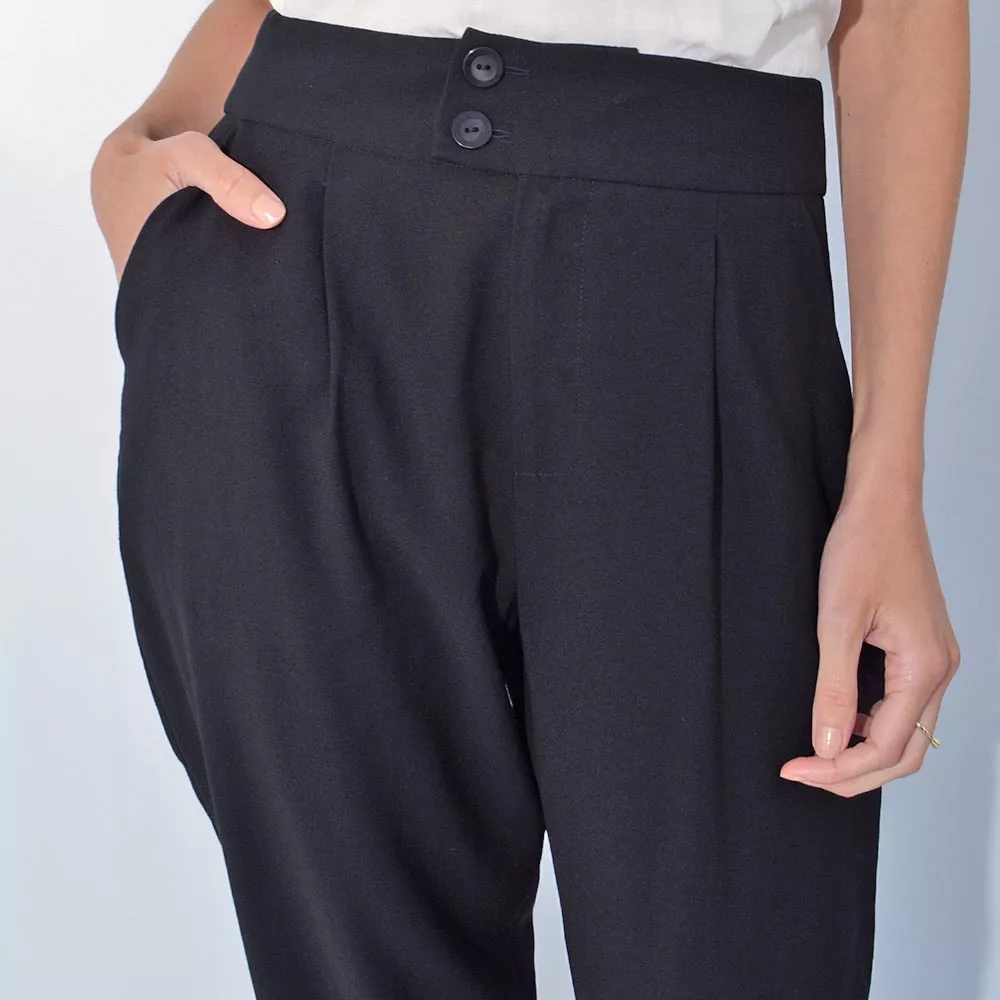 Calça Alfaiataria Aramodu Preto - Foto 2