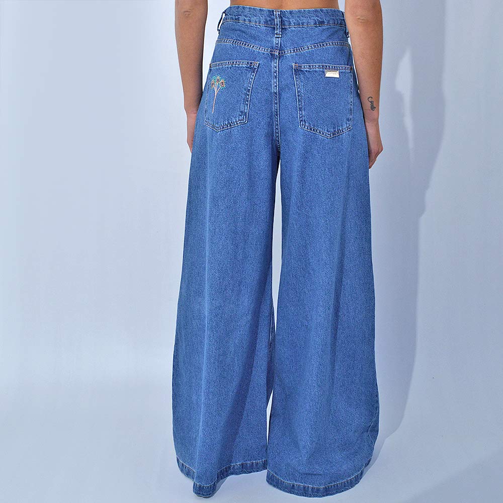 Cala Jeans Pantalona Bordada Lez a Lez - Foto 3