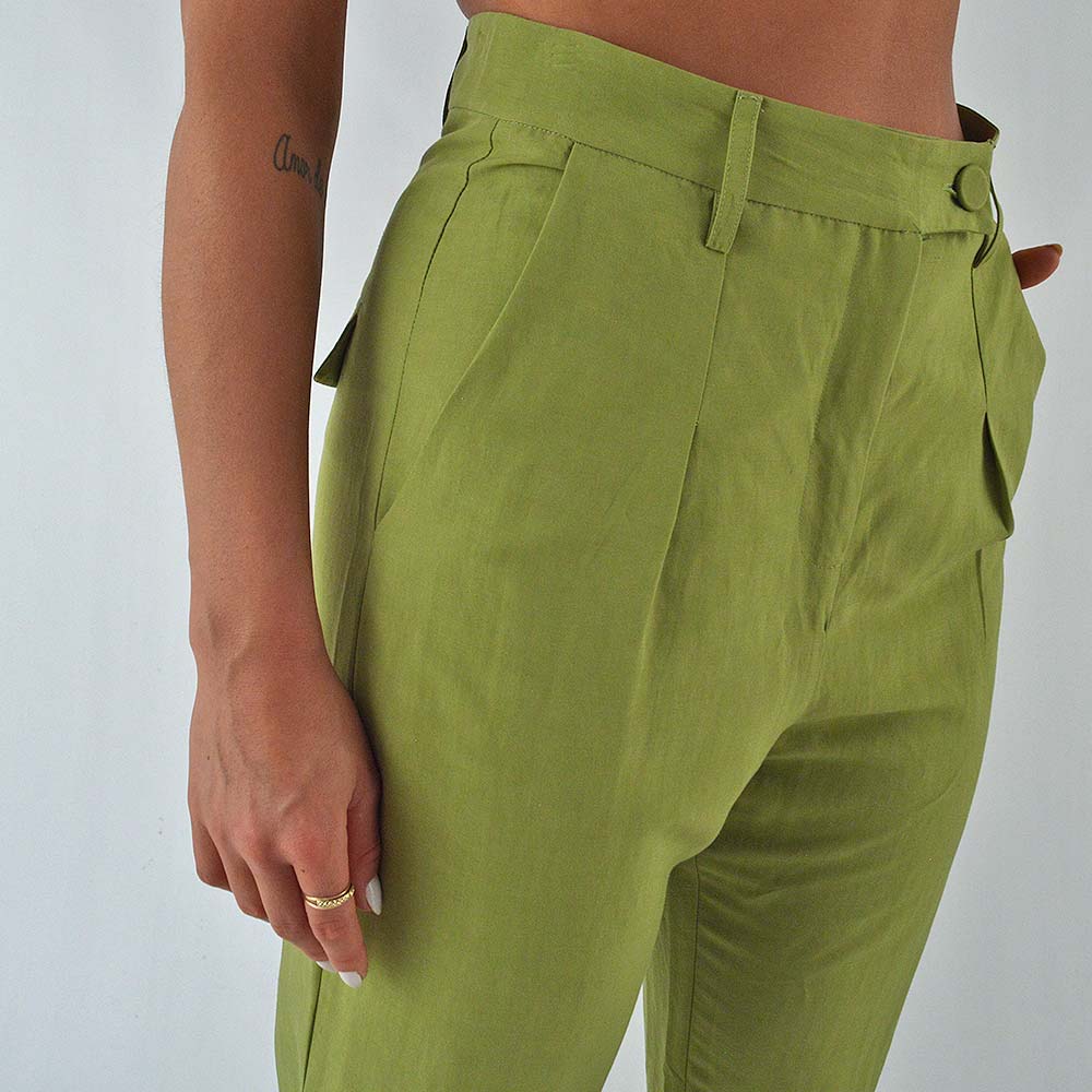 Cala com Pregas Oliva MX Fashion - Foto 2