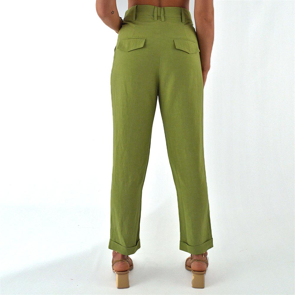 Cala com Pregas Oliva MX Fashion - Foto 3