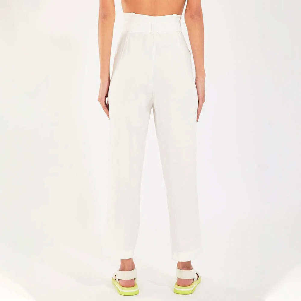 Cala Alfaiataria Clochard Canto Off White - Foto 4