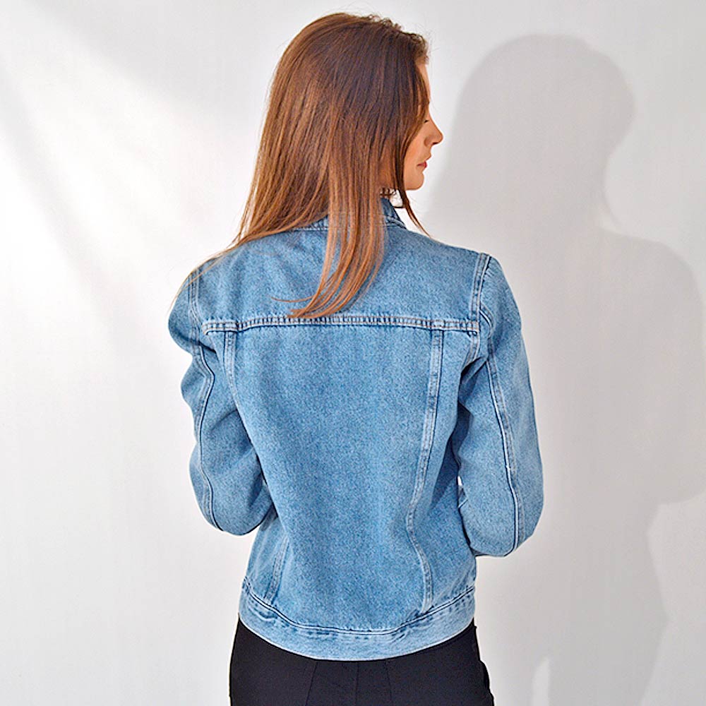 Jaqueta Jeans Aplicao Pedrarias Byz - Foto 3