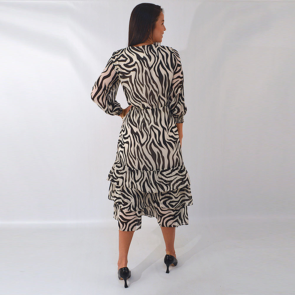 Vestido Estampado Zebra Simplelife  - Foto 2