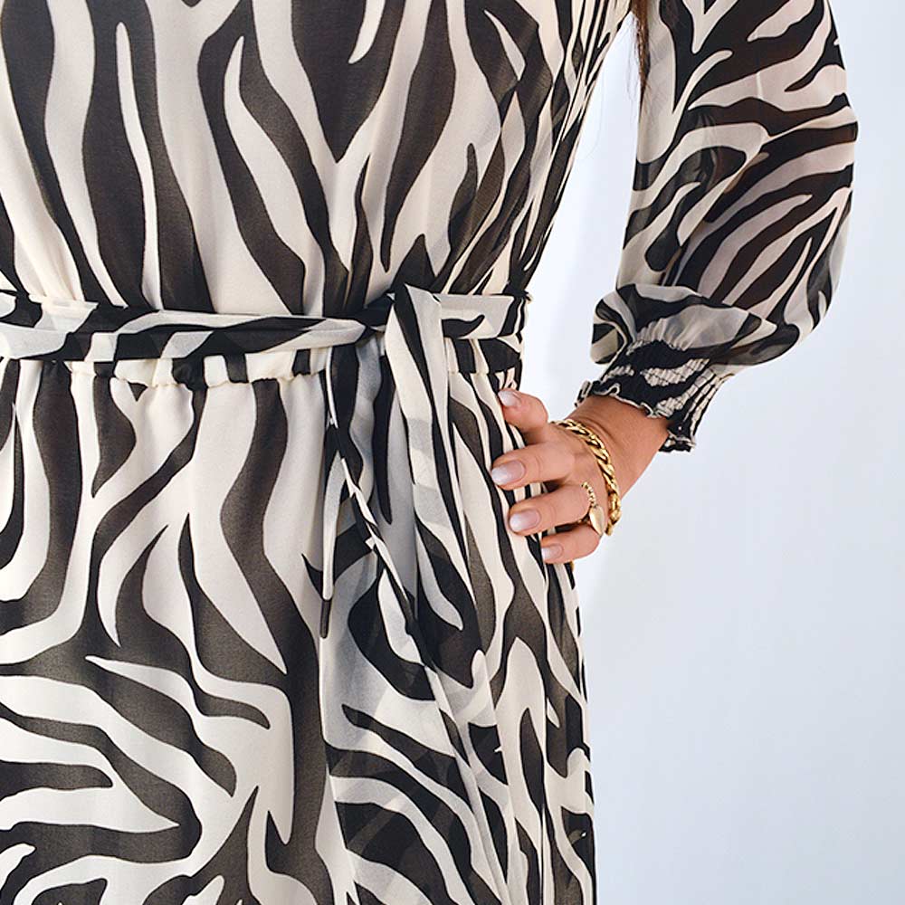 Vestido Estampado Zebra Simplelife  - Foto 3