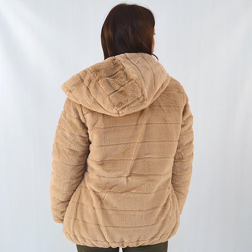 Jaqueta Estofada Reversvel Alpelo Cor Walnut - Foto 9