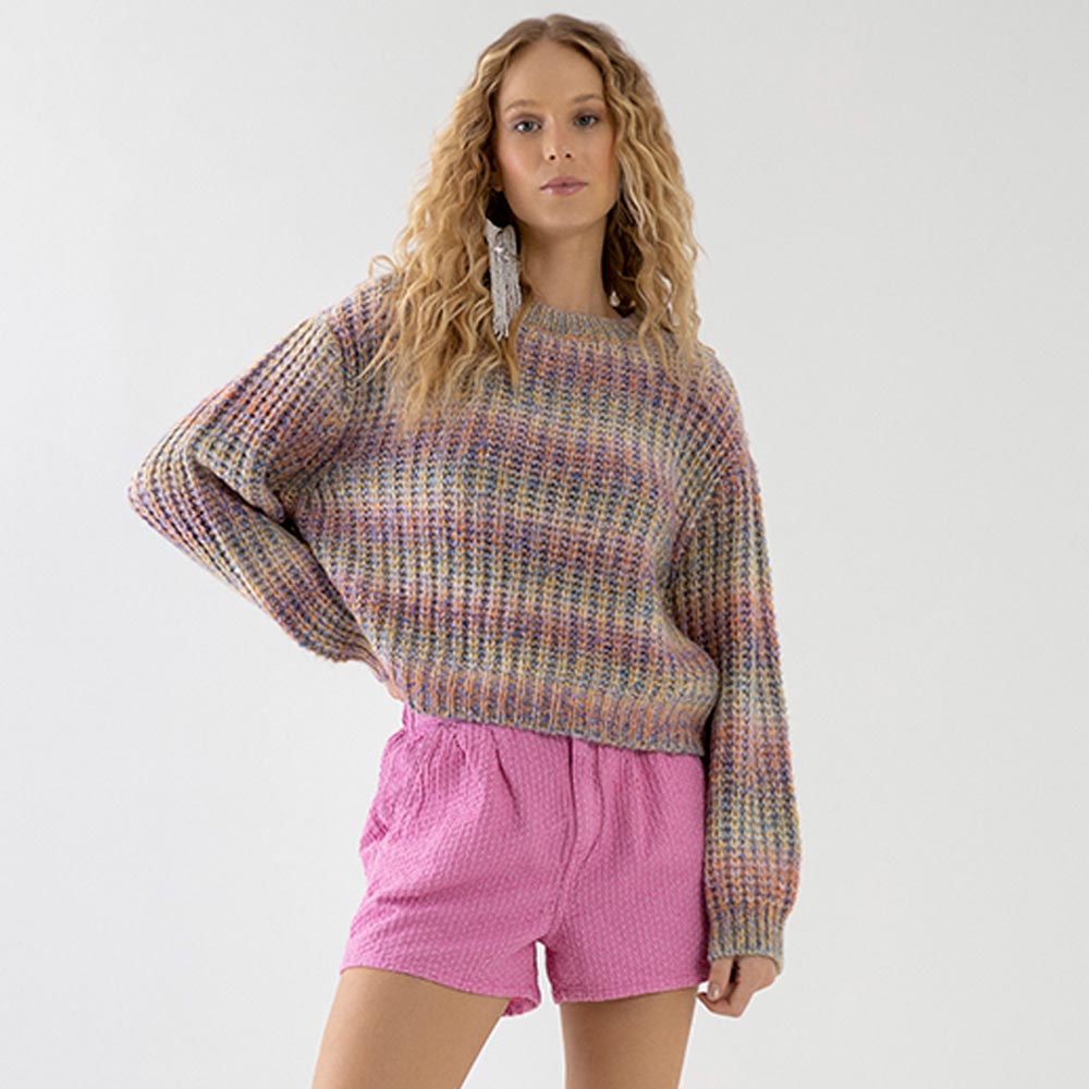 Blusa Manga Longa Violeta Twigg Lez a Lez  - Foto 2