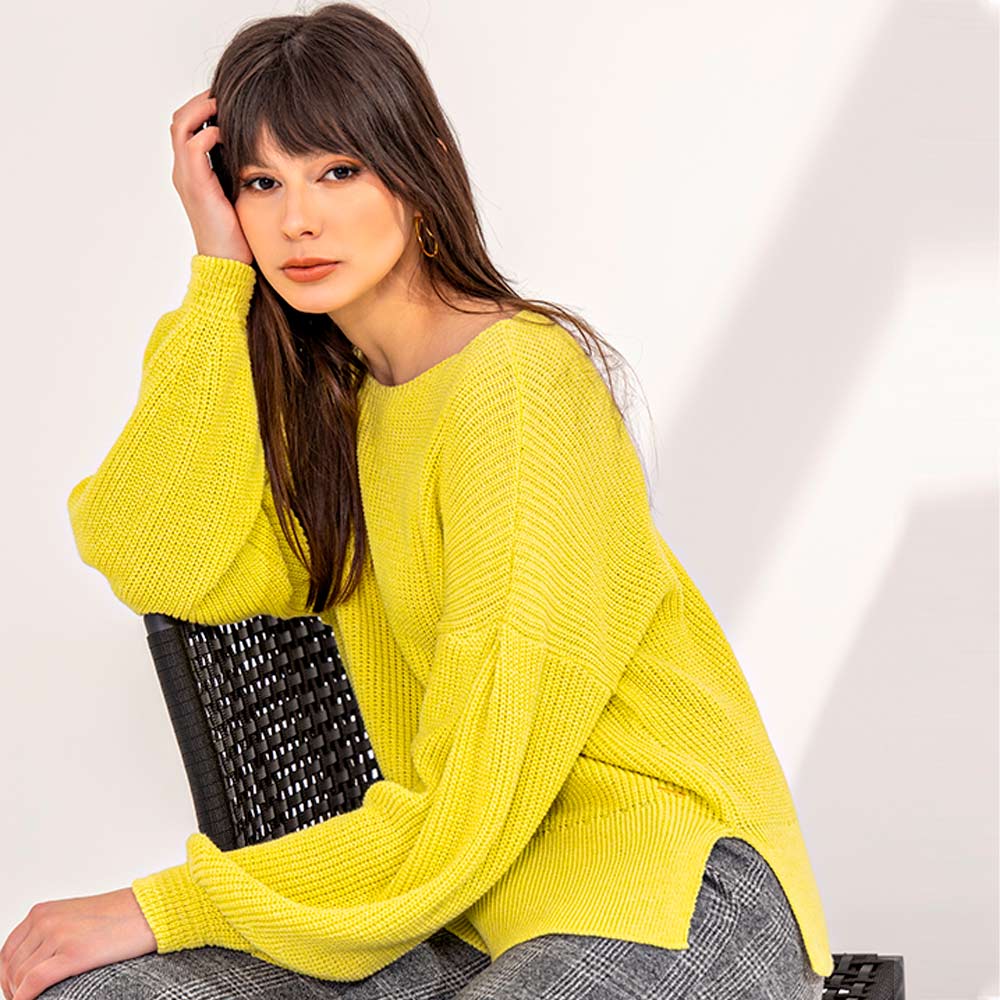 Blusa Tricot Katze Cor Lima  - Foto 2