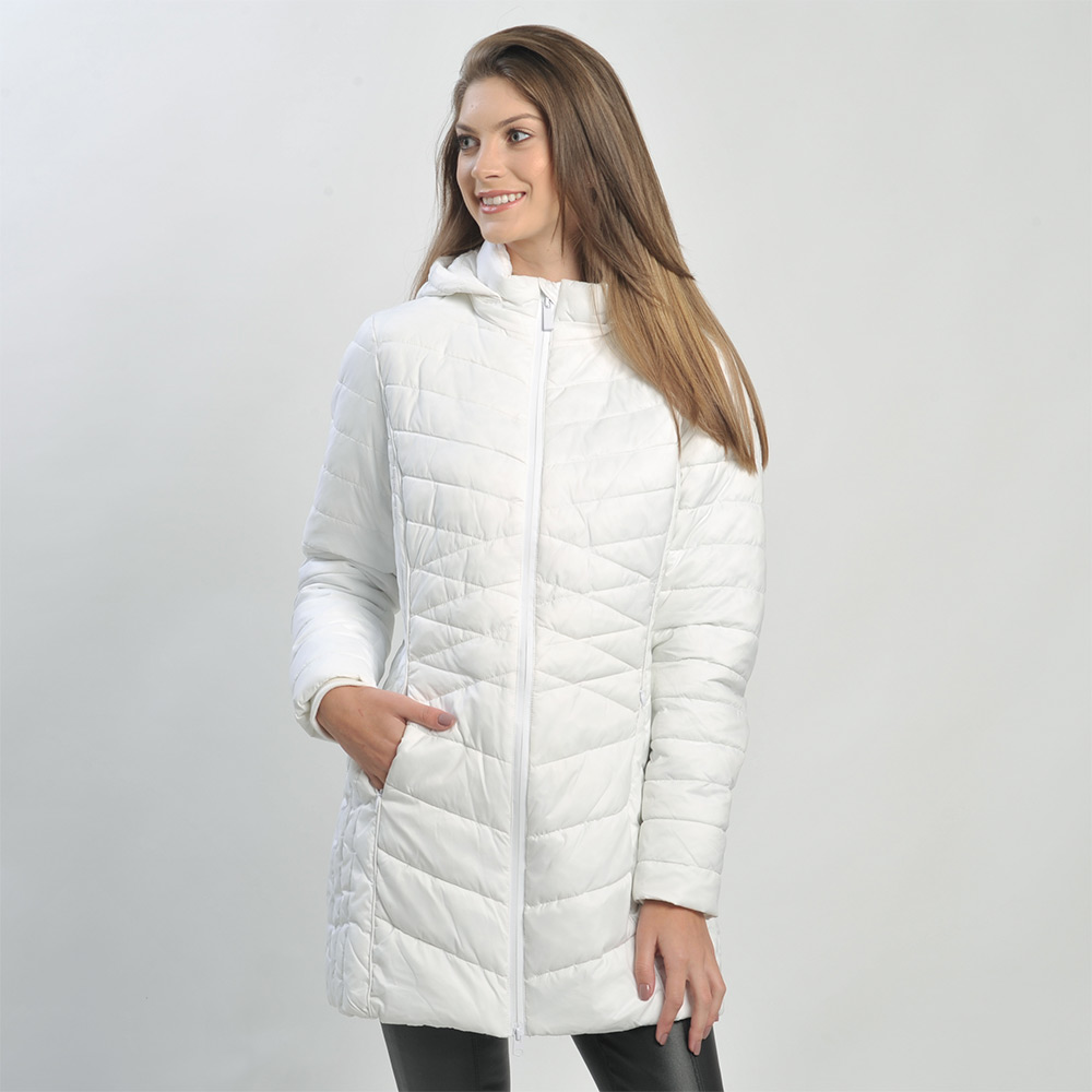 Jaqueta Estofada Alpelo Cor Off White - Foto 7