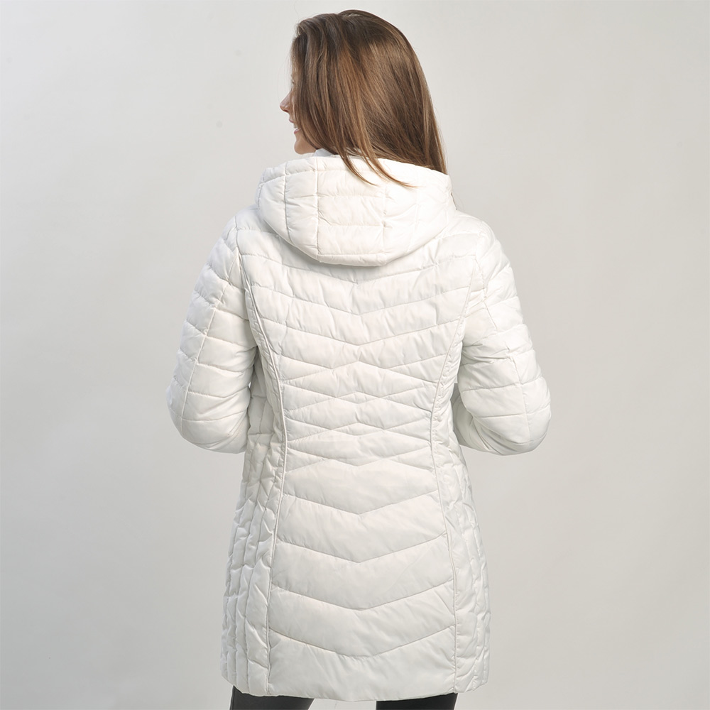 Jaqueta Estofada Alpelo Cor Off White - Foto 8