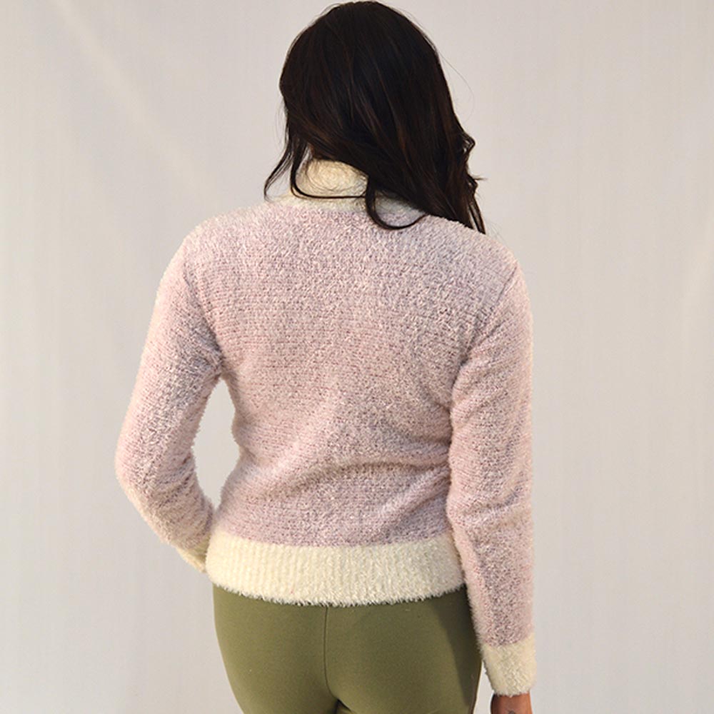 Blusa Tricot Lavanda Tricot Nacional Promo - Foto 2
