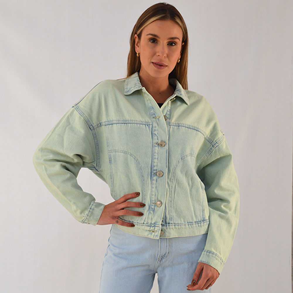 Jaqueta Jeans Menta Lez a Lez  - Foto 1