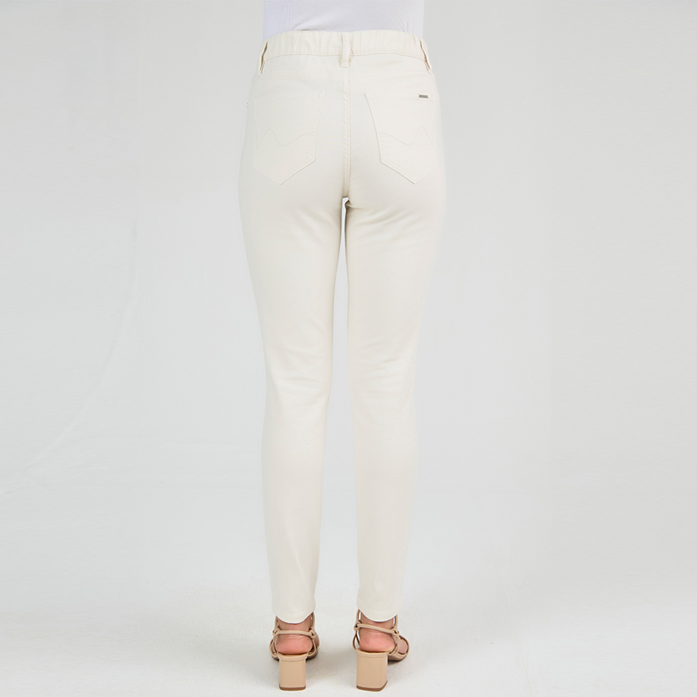 Cala Skinny Classic Jeans Cor Leite de Coco Scalon  - Foto 1