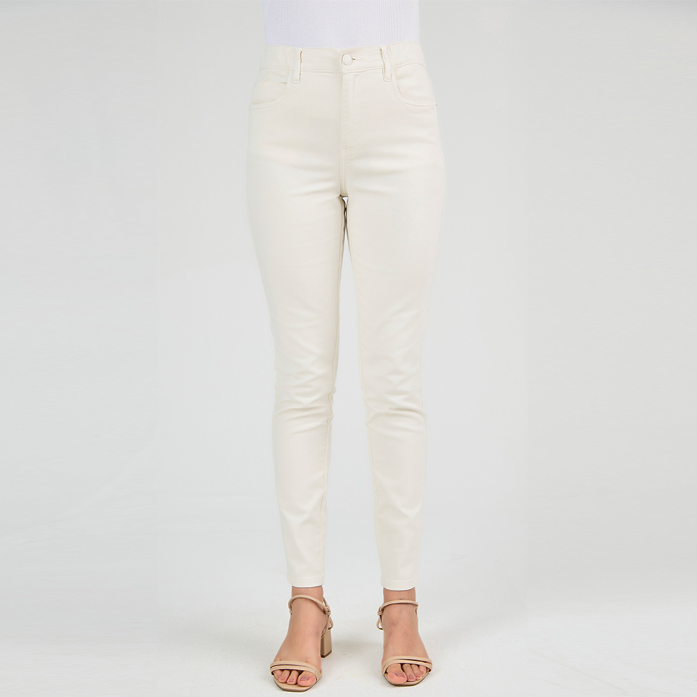 Cala Skinny Classic Jeans Cor Leite de Coco Scalon  - Foto 2