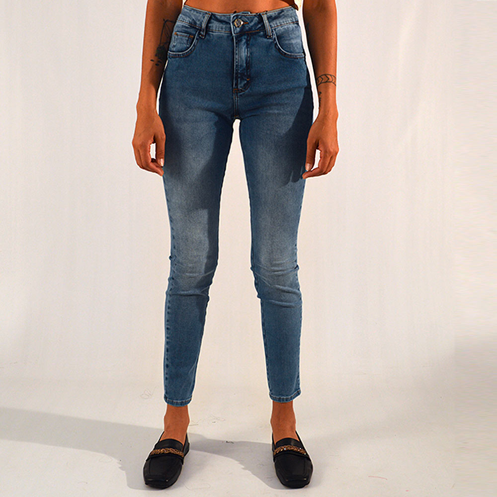 Cala Jeans Moove Safira Cigarrete Flor de Lis  - Foto 1