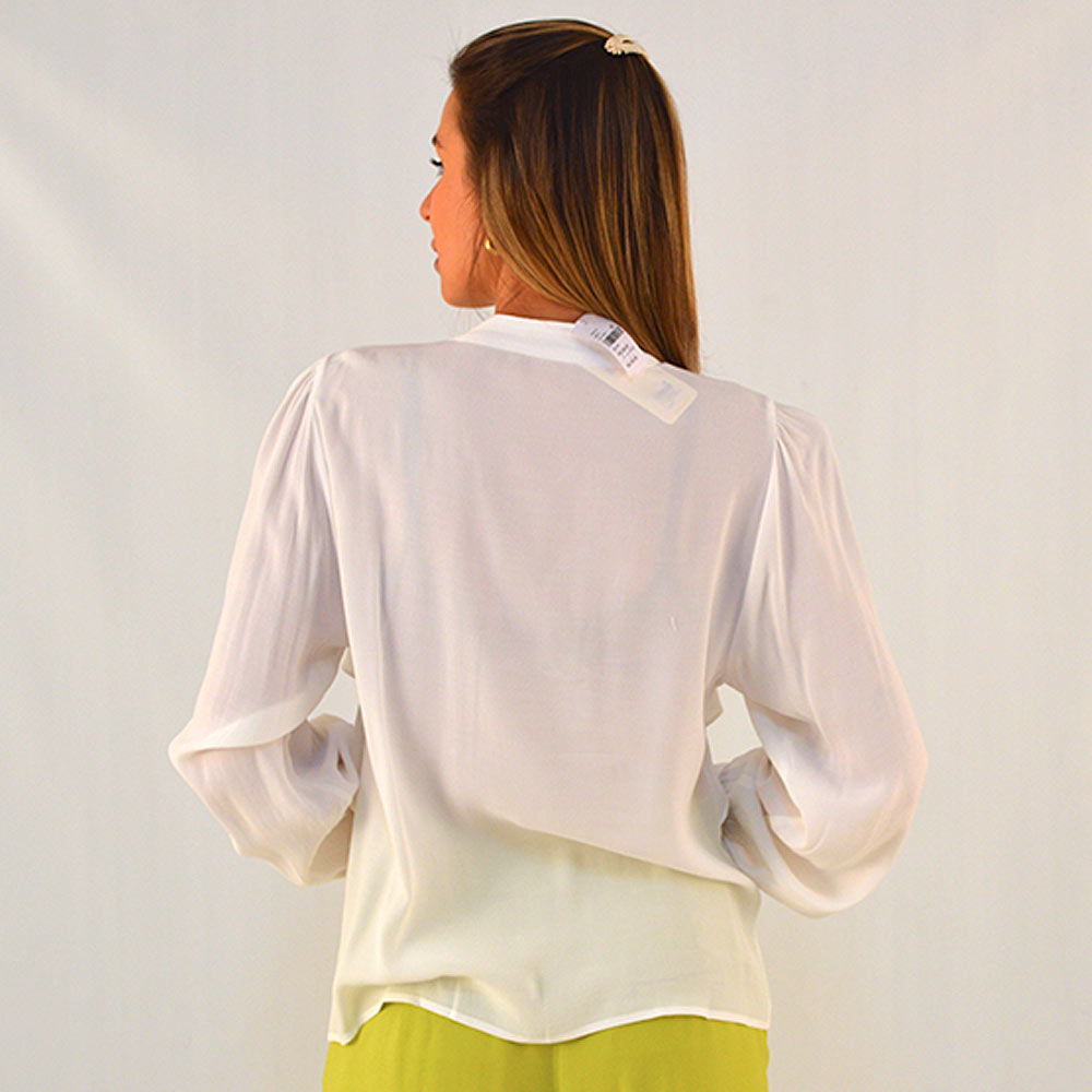 Camisa Branca Com Babados MX - Foto 3