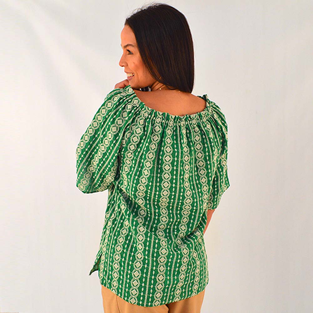 Blusa Bordada Verde Simplelife - Foto 2