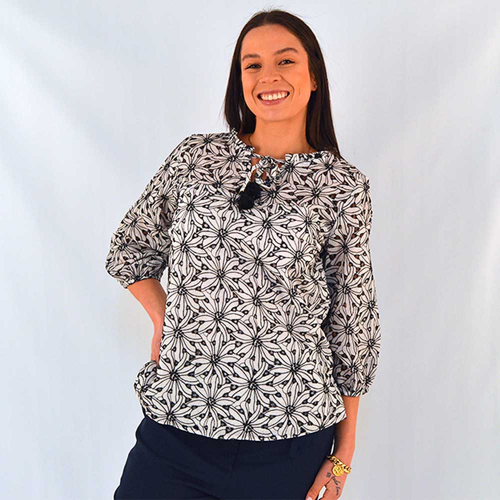 Blusa Laise Estampada Simplelife - Foto 1