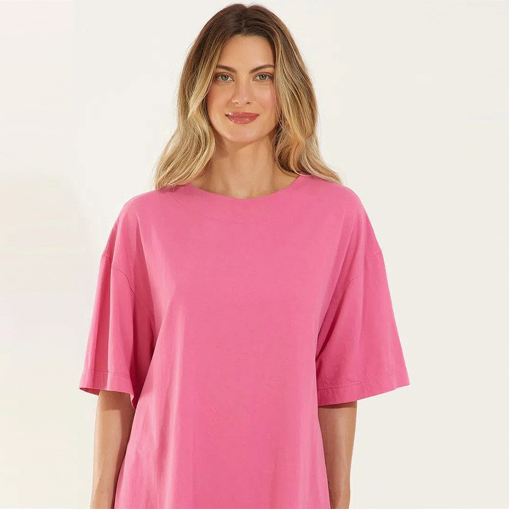 Vestido Curto Basic Pink Canto  - Foto 2