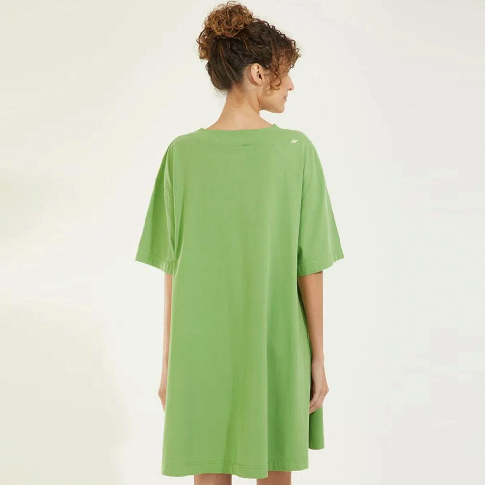 Vestido Curto Basic Verde Canto  - Foto 3