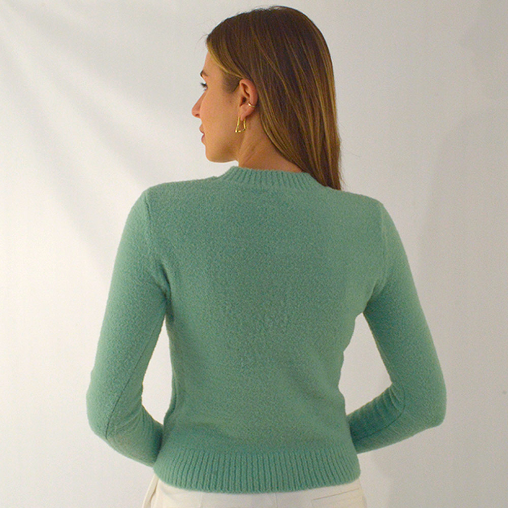 Blusa Fio Nuvem Menta Alpelo  - Foto 2