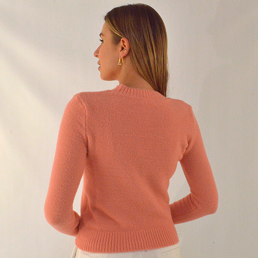 Blusa Fio Nuvem Rosa P Alpelo  - Foto 1