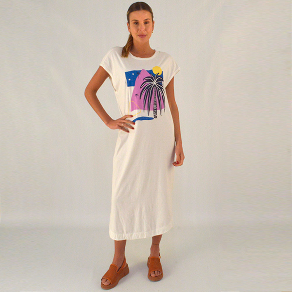 Vestido Midi Silk refugio Canto  - Foto 1