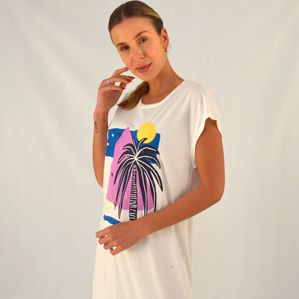 Vestido Midi Silk refugio Canto  - Foto 3