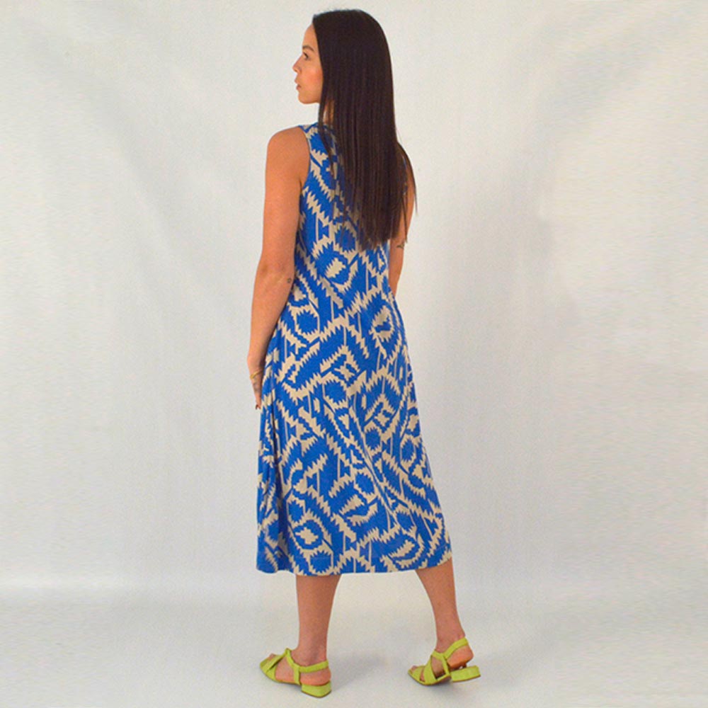 Vestido Midi Estampa Rissani Canto  - Foto 3