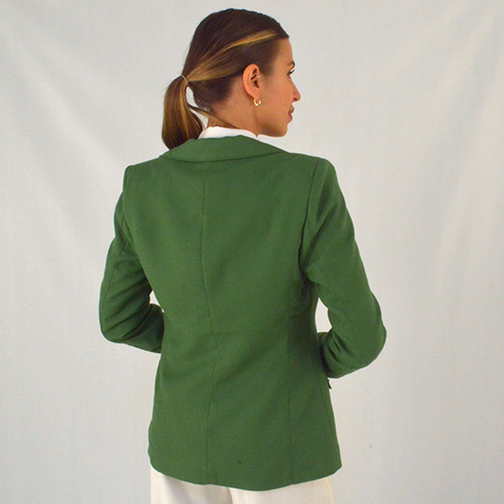 Blazer em Linho Trappiche Cor Floresta - Foto 2