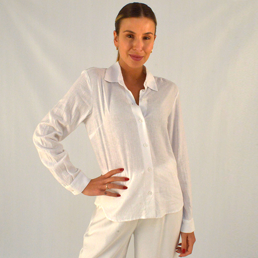 Camisa Cambraia Off White Insp by Cheroy - Foto 1